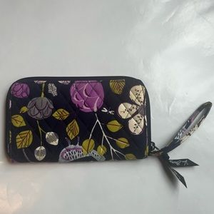 Vera Bradley Berry Floral Wristlet